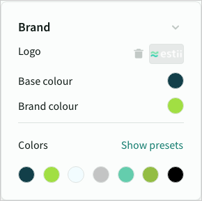 Brand styles