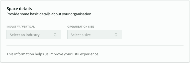 Updating details about your organization