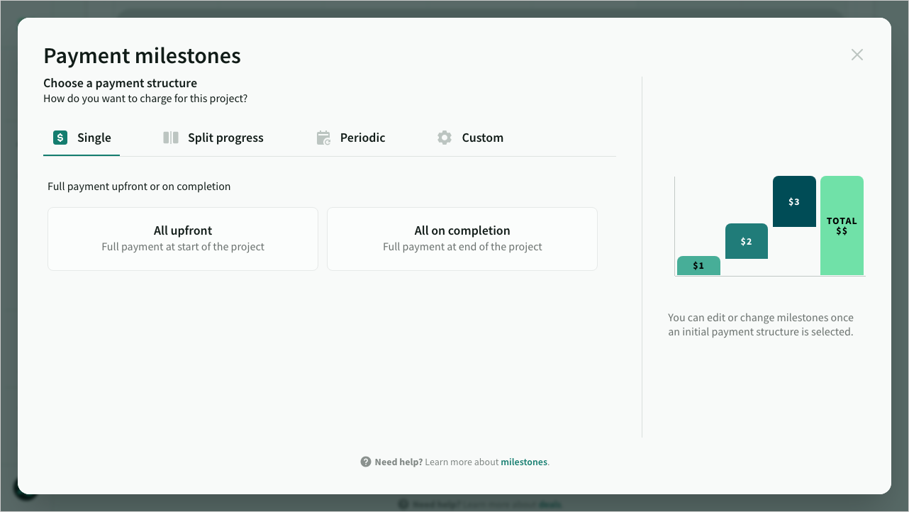 Choose from the available templates