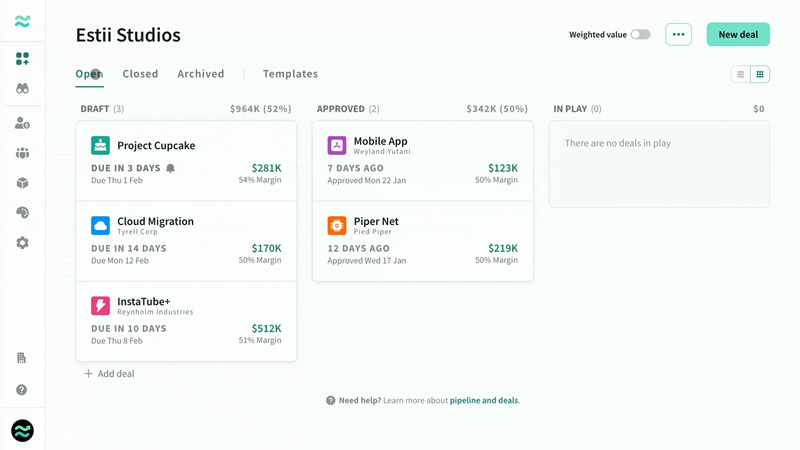 Updated pipeline page