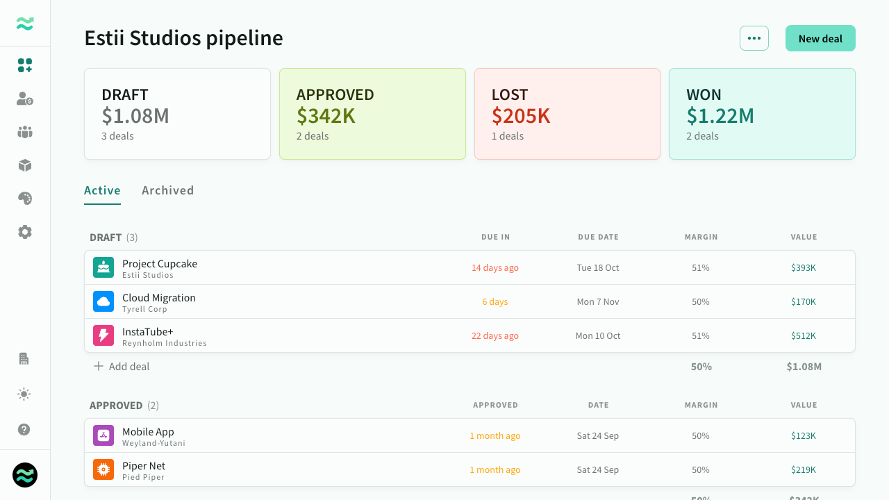 Pipeline in light mode