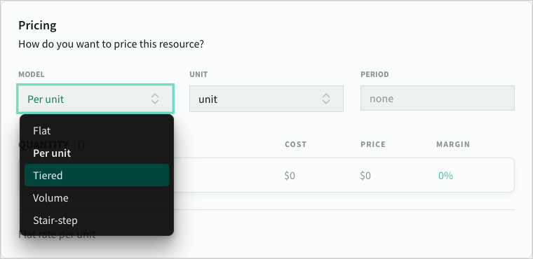 Product pricing models