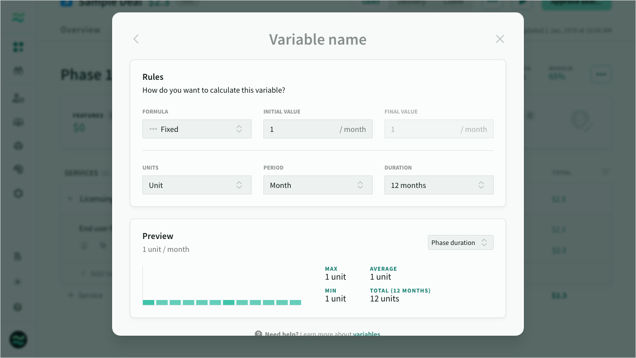 Editing a new variable