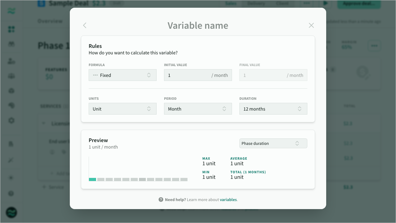 Editing a new variable